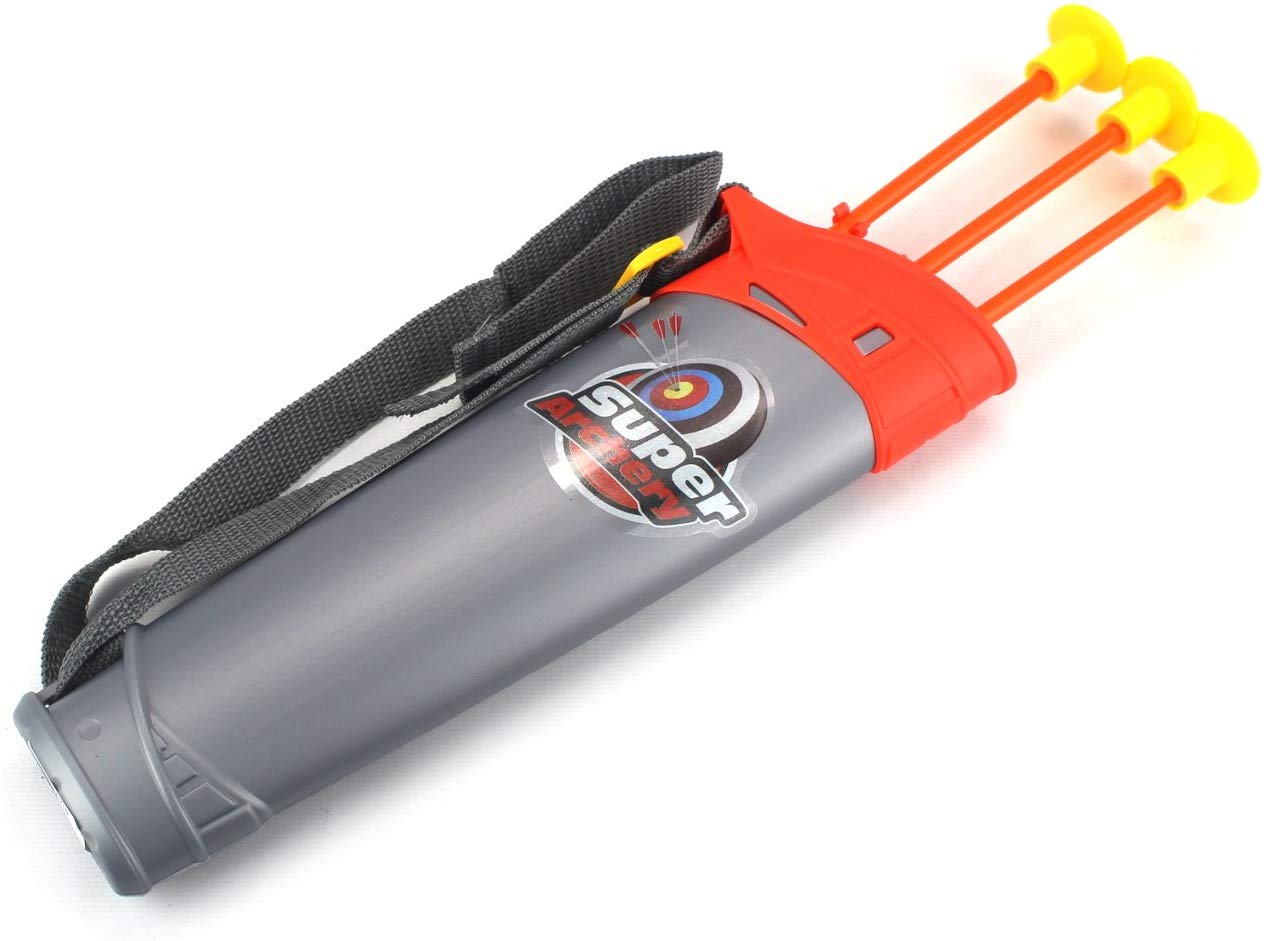 Light Up Night Warrior Bow & Arrow Children’s Kid’s Toy Bow and Arrow Dart Playset Suction Dart Arrows, Holder, Target 7