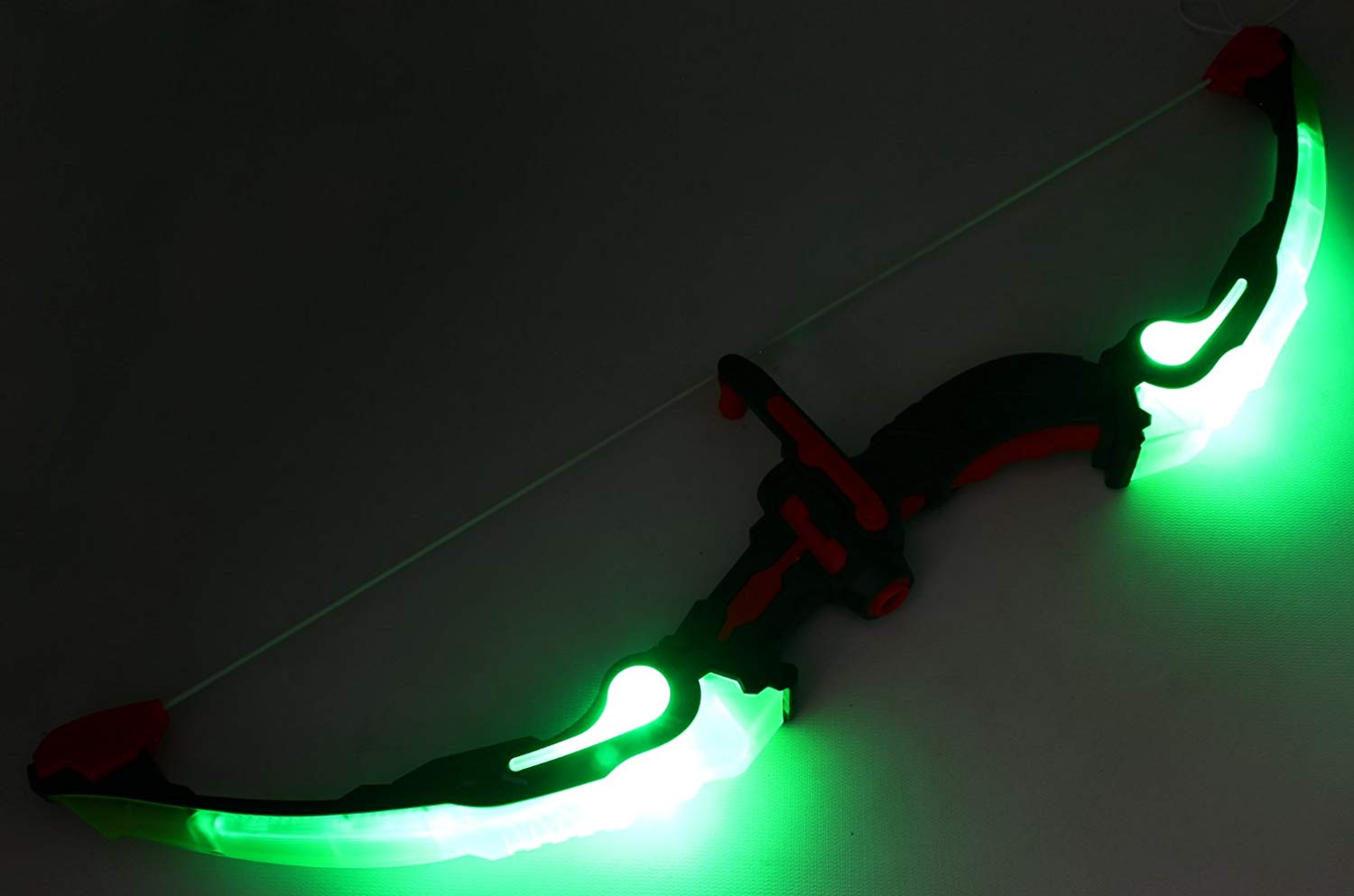 Light Up Night Warrior Bow & Arrow Children’s Kid’s Toy Bow and Arrow Dart Playset Suction Dart Arrows, Holder, Target 8