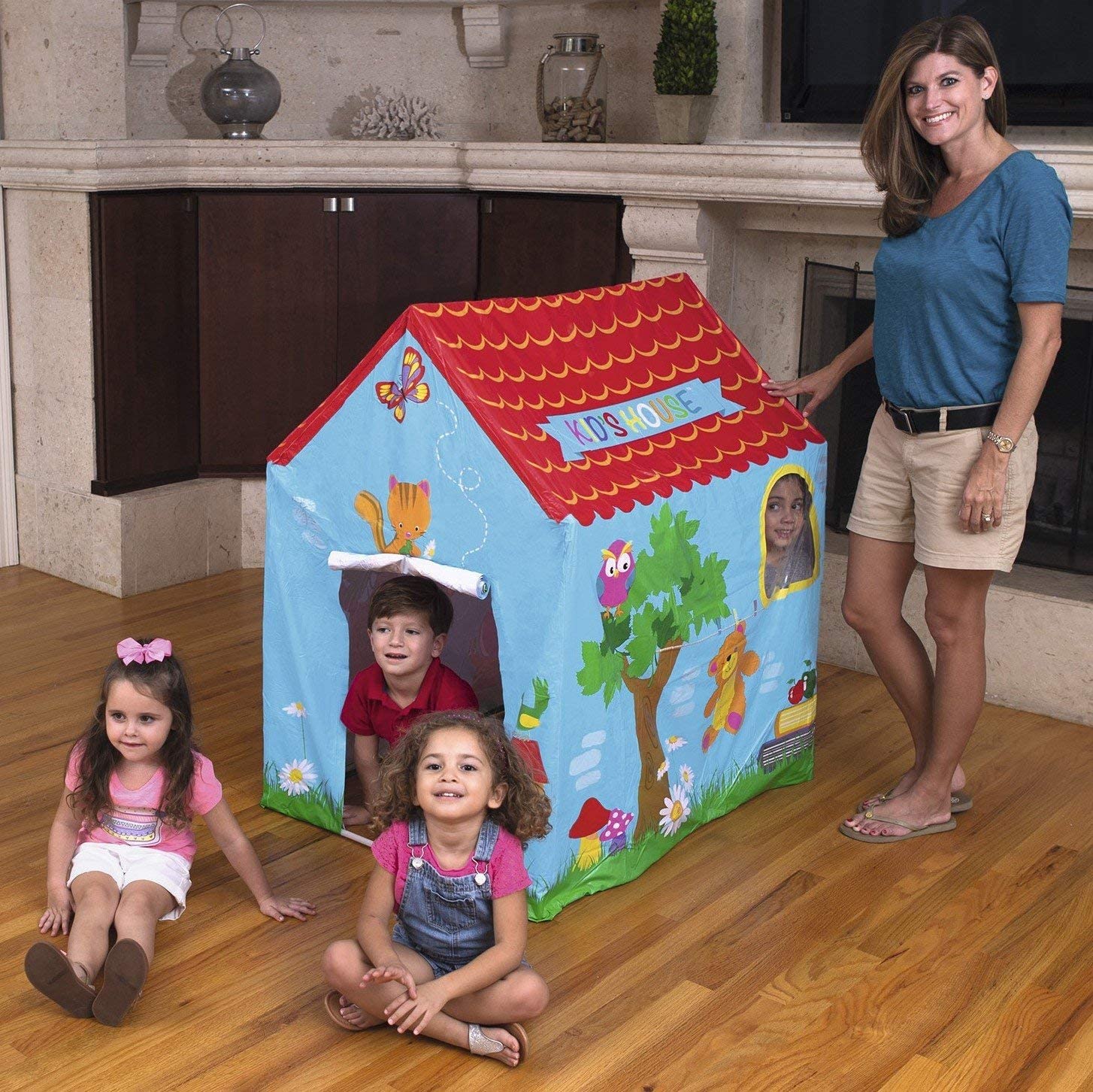 bestway tent house blue 7