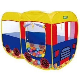 Baby Pop Up Tent House Bus Shape 54 X 37 X 27 Inches