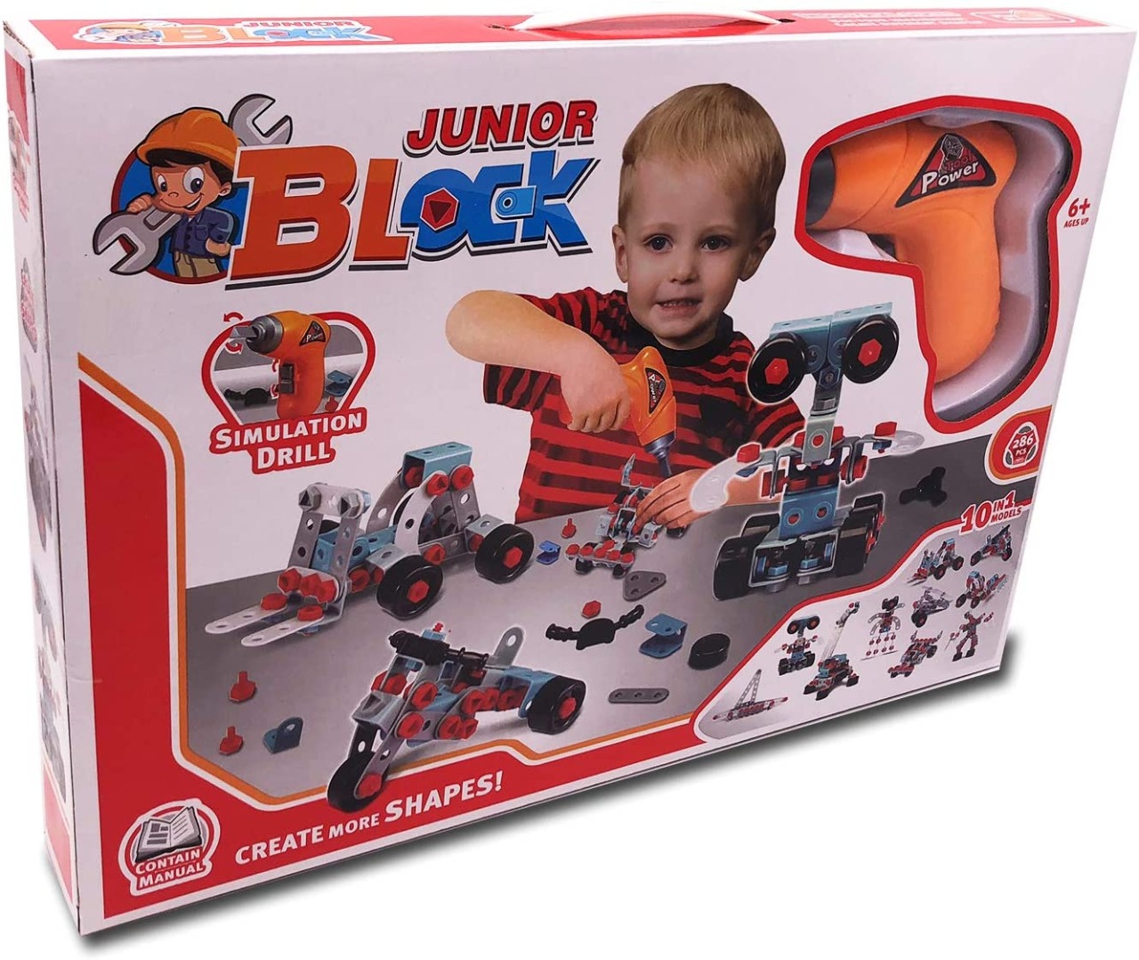 Junior Block 10 In 1 Models (661-301) (6)