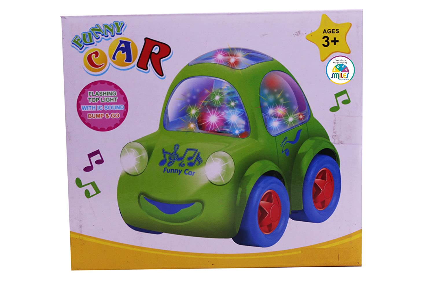 Bump & Go funny car with Light & Music 3