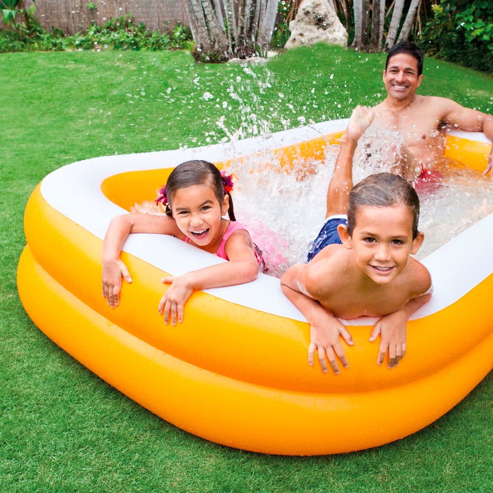 Intex Mandarin Swim Center Family Swimming Pool 57181, Orange 2