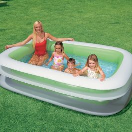 Intex Swim Center Family Inflatable Pool, 103″ X 69″ X 22″, (56483)