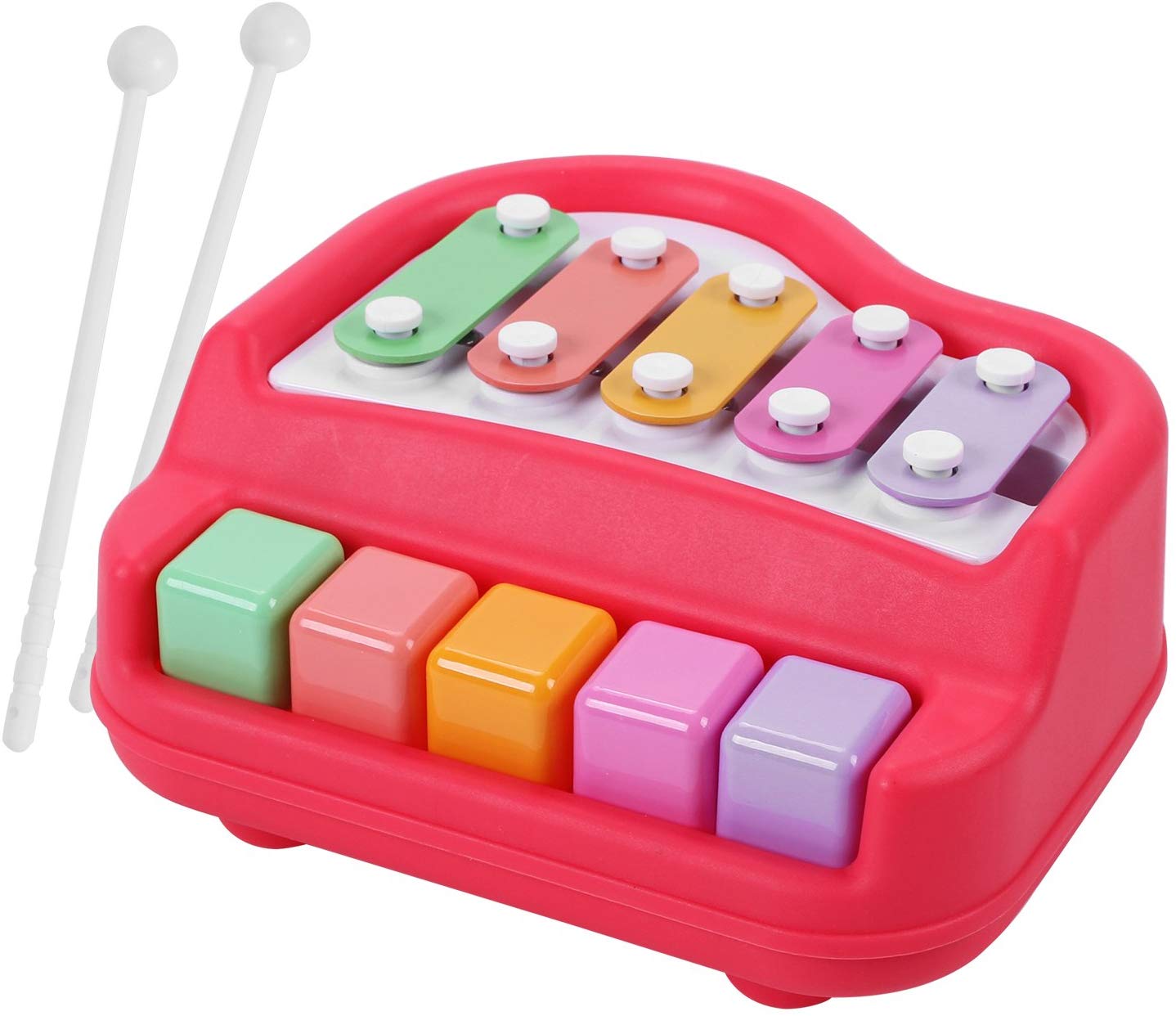 2-in-1 Xylophone & Piano 1