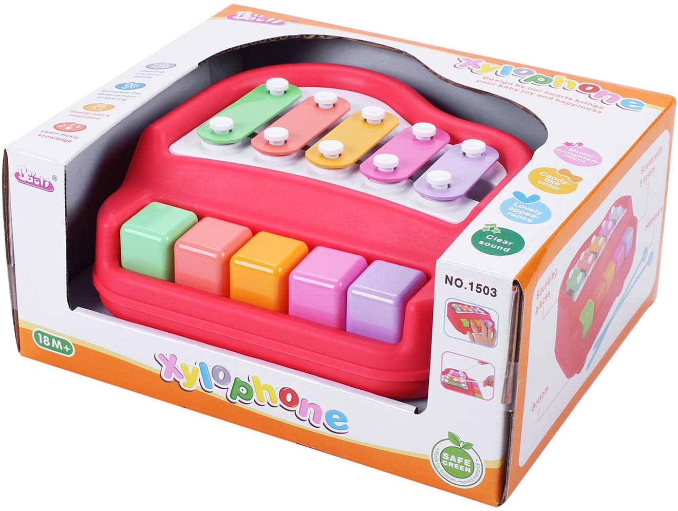 2-in-1 Xylophone & Piano 6