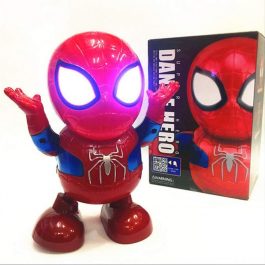 Dancing Spider Man Dance Hero Toys Dancing Robot with Light Music Dancing for Boy Girls Kids Children Gift