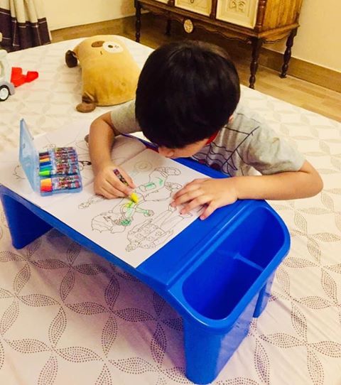 multipurpose table blue 1