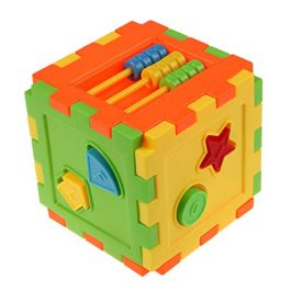 Baby Toys Colorful Block Matching Sorting Educational Toy Geometry Shape Intelligence