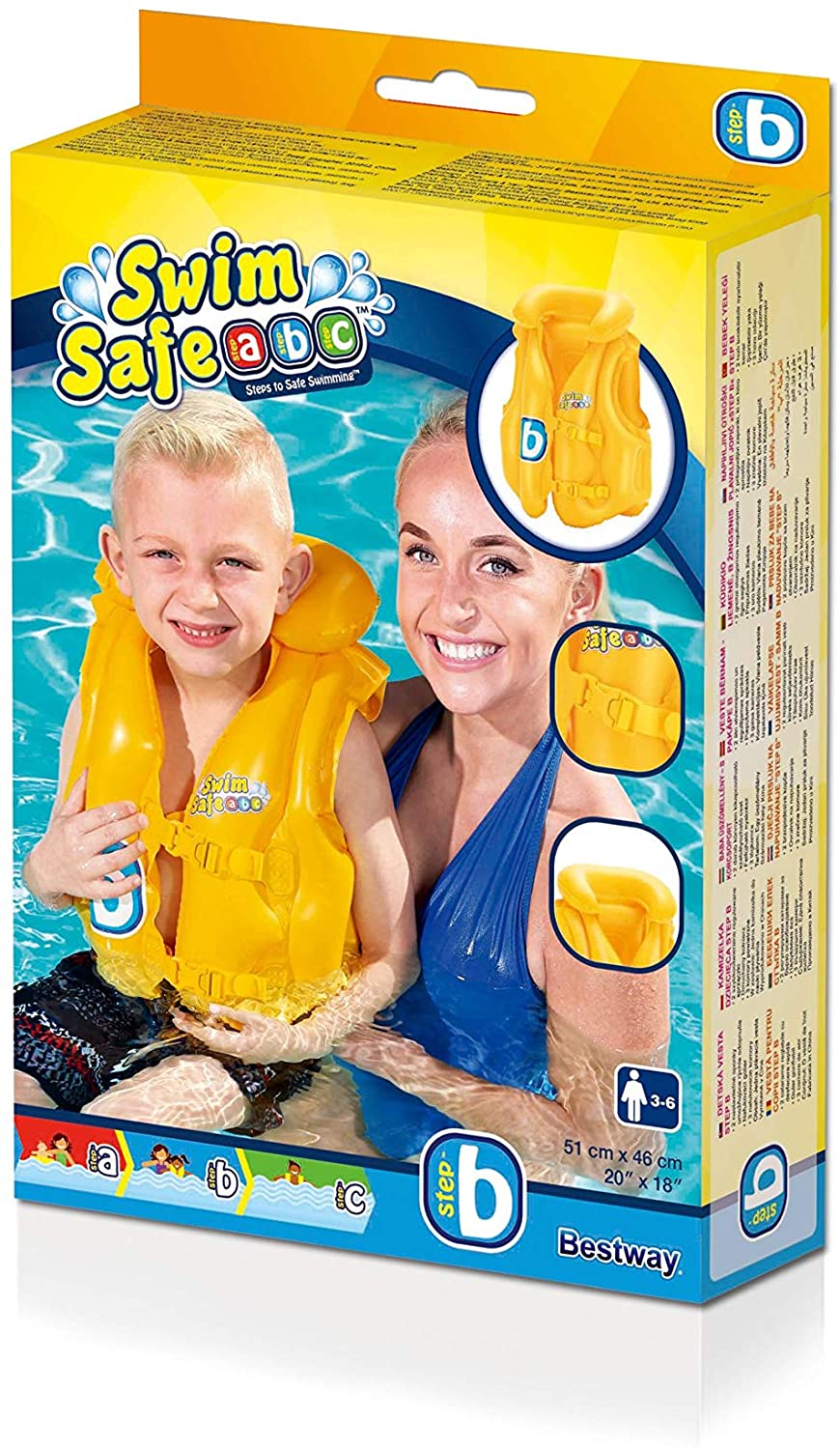 Bestway inflatable vest for swimming 32034 2