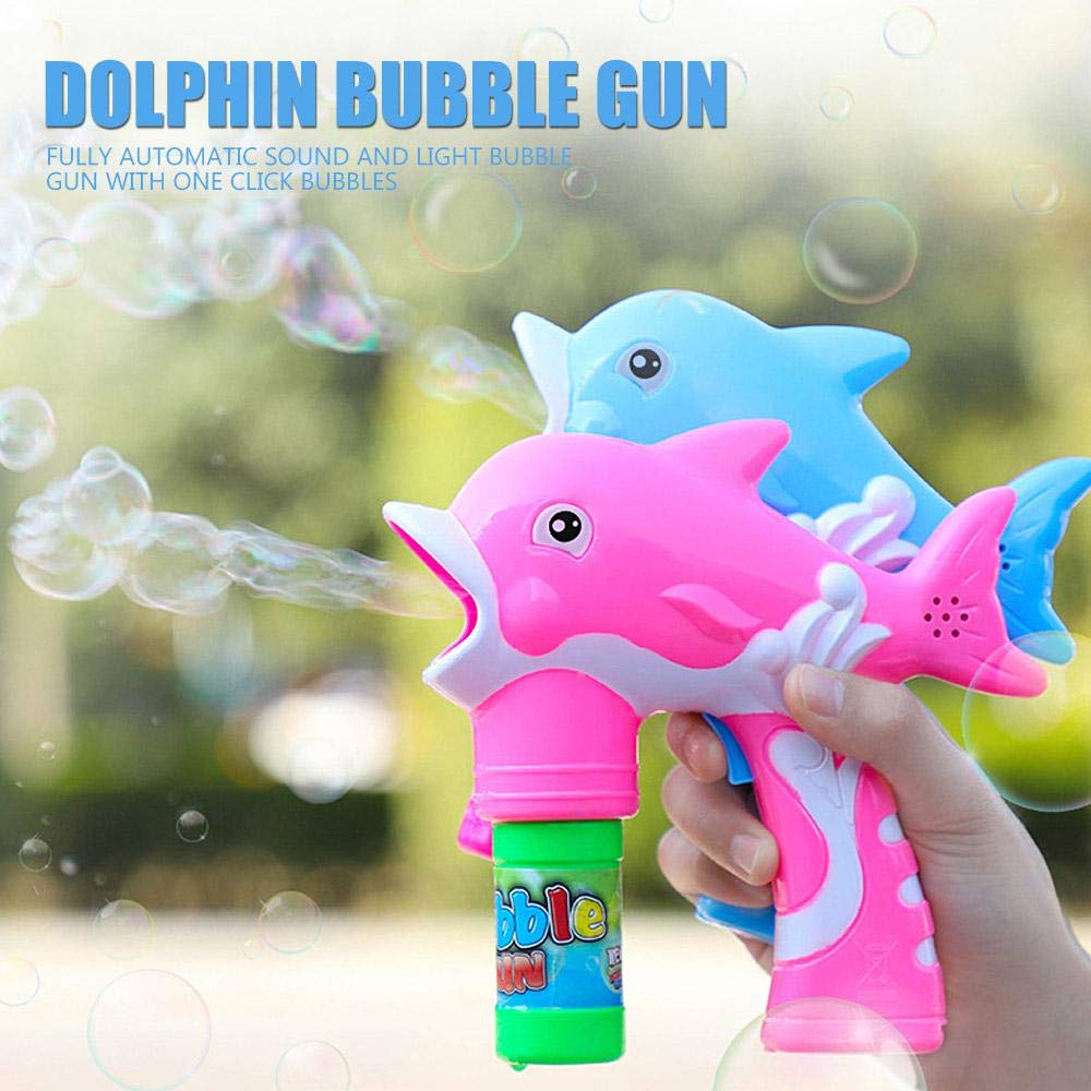 Dolphin Bubble Gun Blower with LED Light Music Khilonay