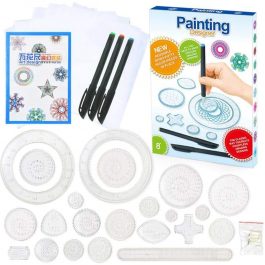 Kids Magic Sketching and Crafting Paint Ruler Set DIY Toy