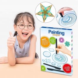 Kids Magic Sketching and Crafting Paint Ruler Set DIY Toy