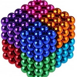 125Pcs 5mm Colorful Magnet Balls Multi Color Magnetic Sculpture Blocks