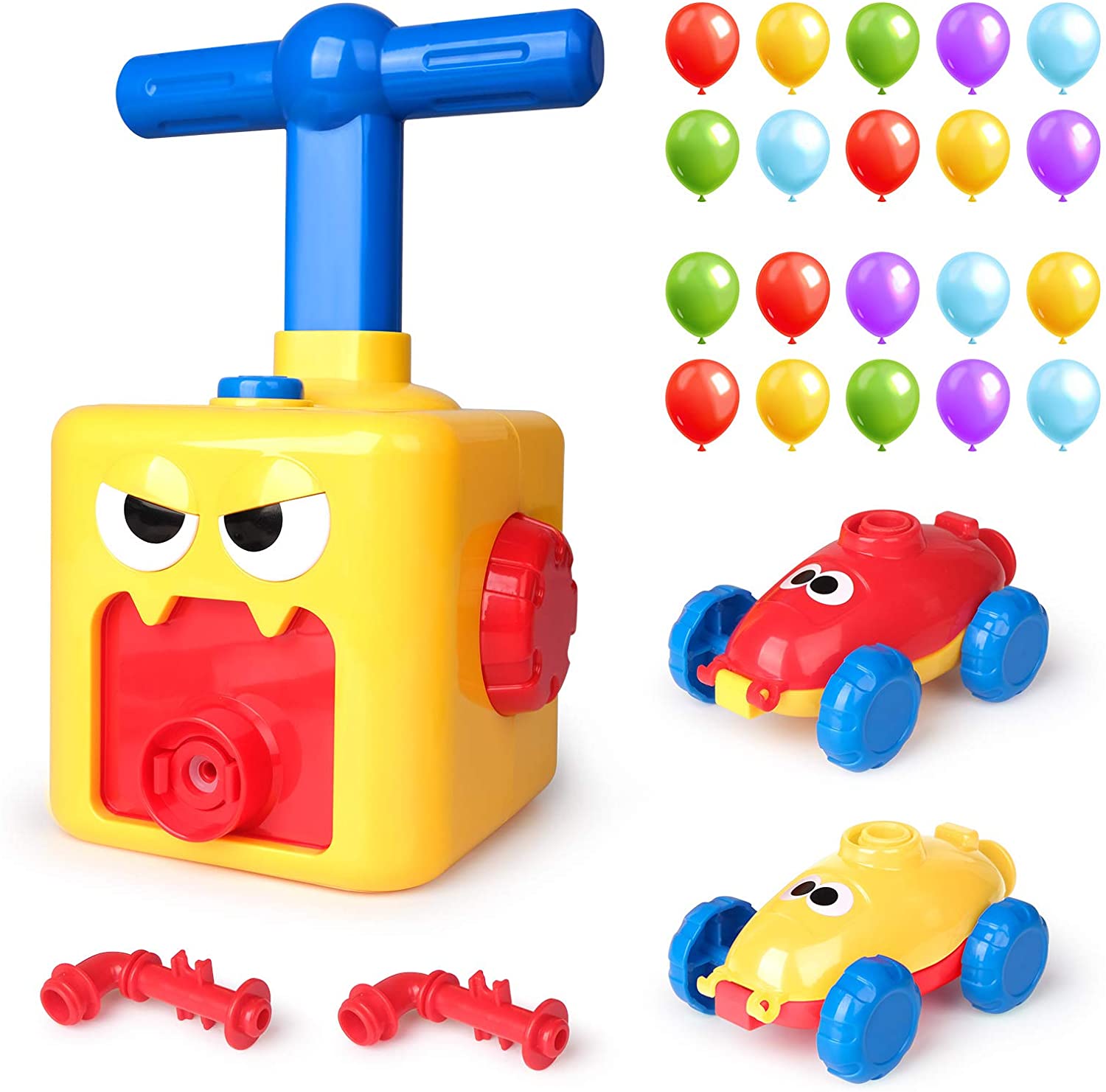 Children Fun Inertial Power Balloon Car