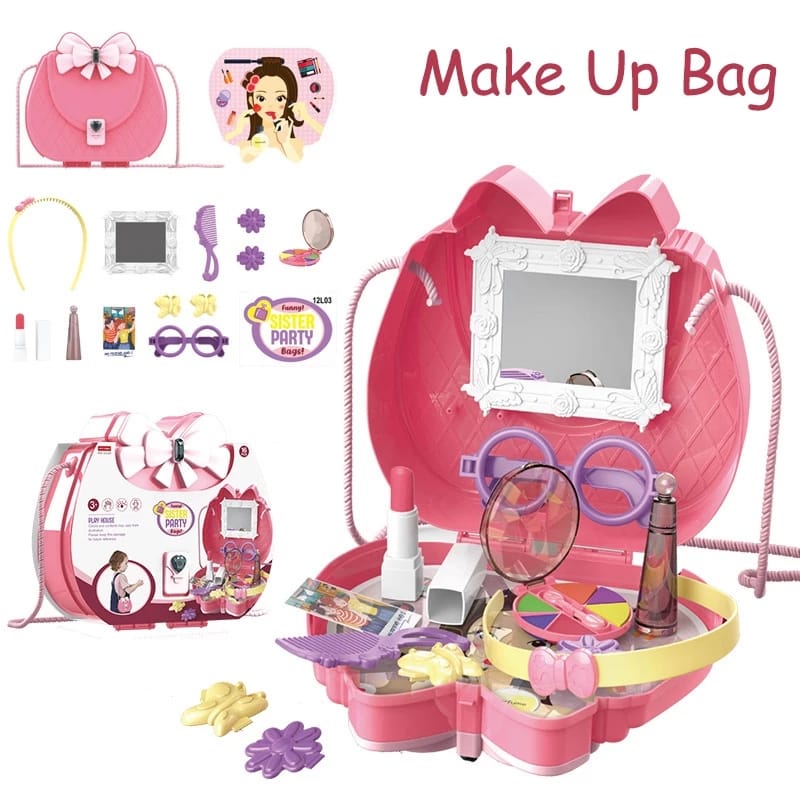 Funny Sister Party Makeup Sling Shoulder Bag Suitcase Toy 4