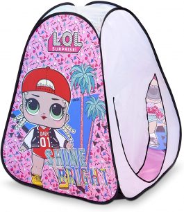 L.O.L. Surprise! Indoor/Outdoor Pop-Up Play Tent with Fold-Up Door