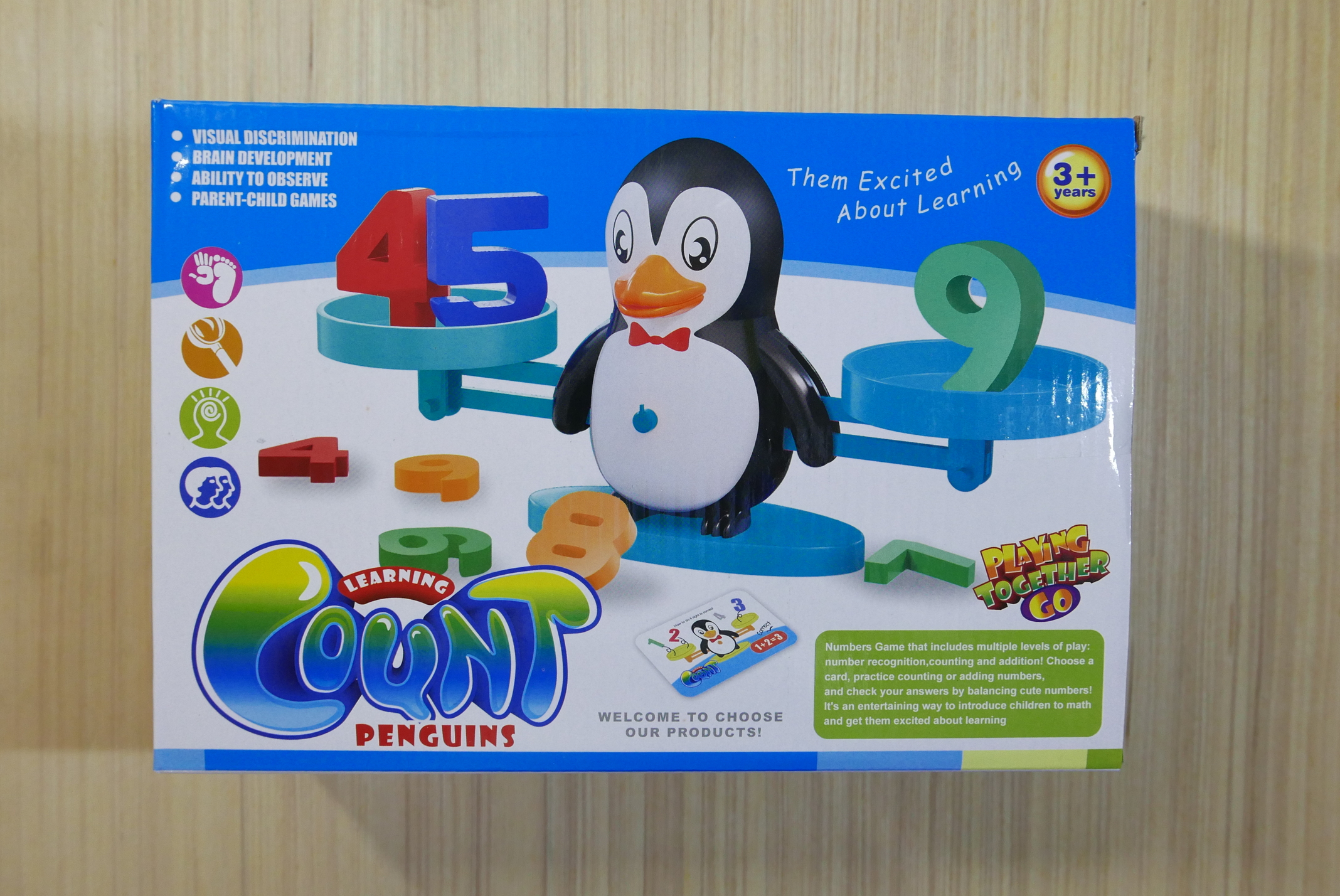 Learning Count Animal Penguin Math Balance