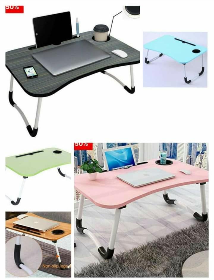 Portable Multipurpose Wooden Laptop Study Folding Table