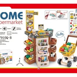 47 Pcs Supermarket Shopping Grocery Play Store For Kids
