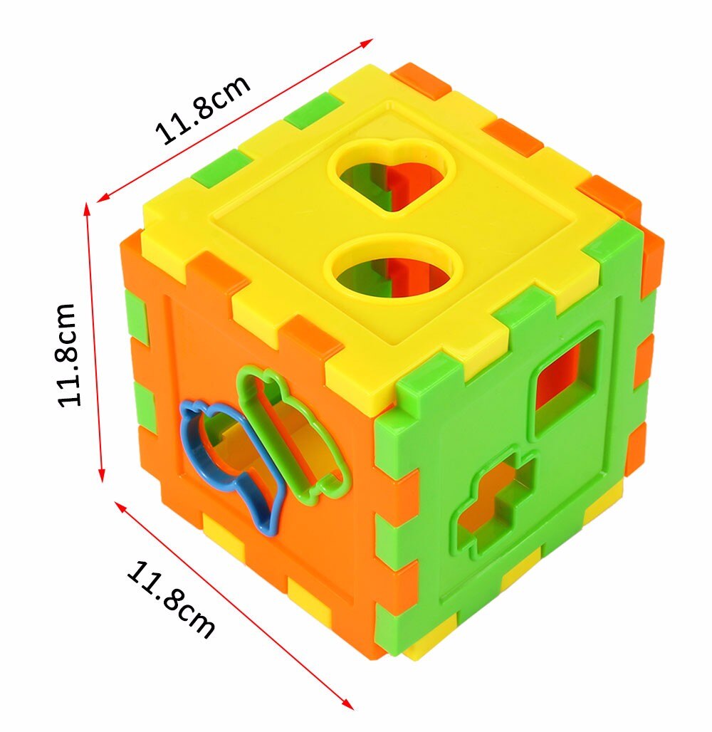 Children Education Learning Math Toys Block Matching Sorting Educational Toy Geometry Shape 3