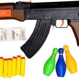 Dual Mode AK47 Gun Toy, 80 Feet Range