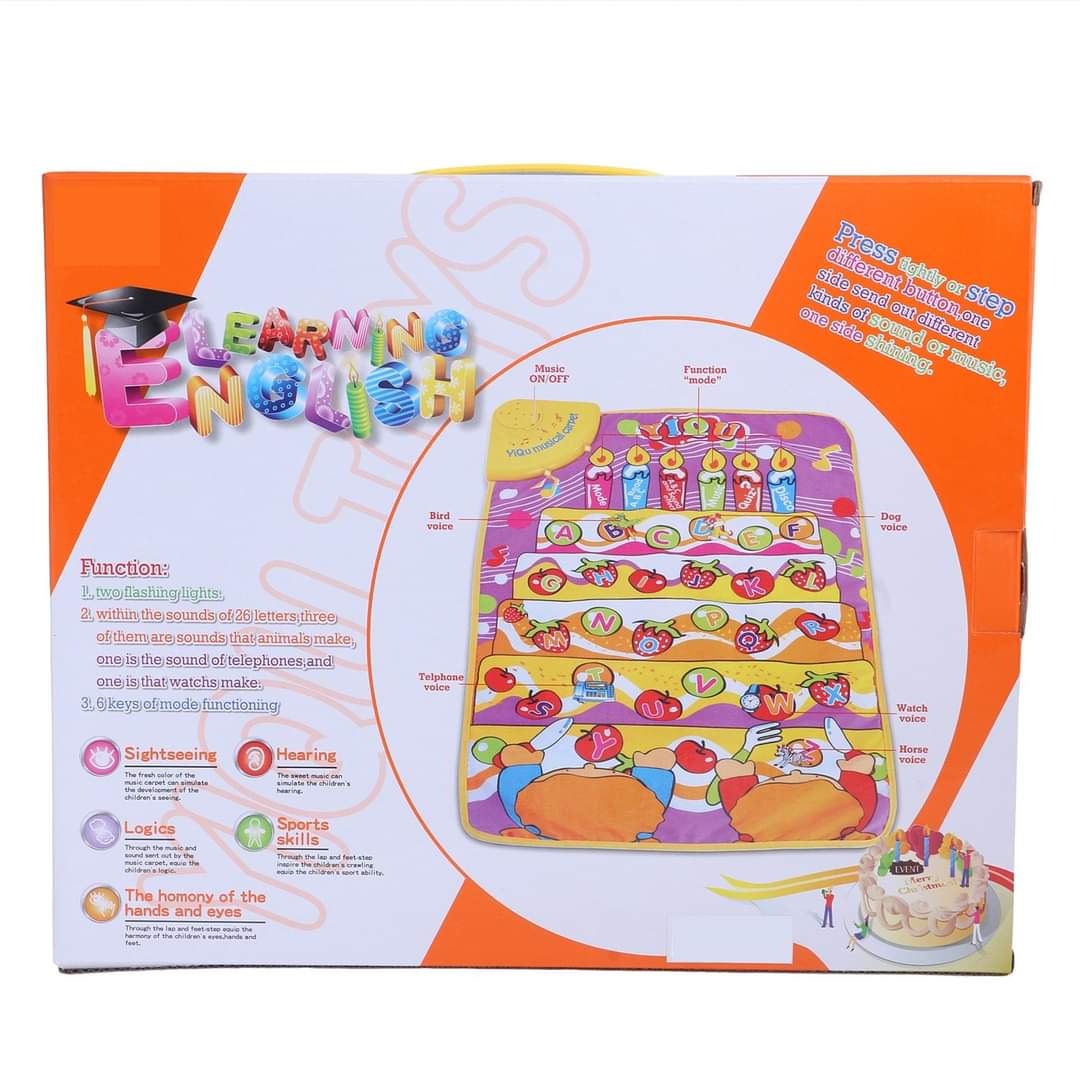Infants Learning English Carpet Educational Floor Rug Play Mat 3