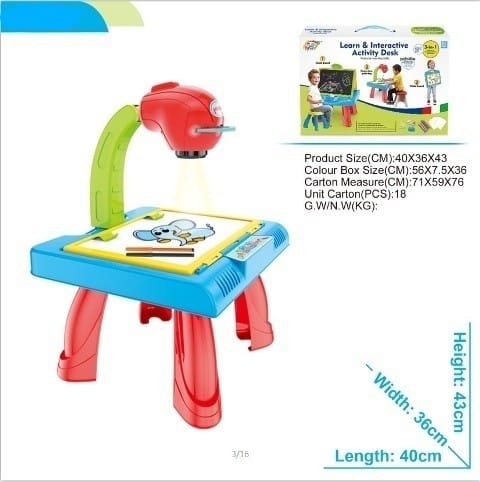 Learn & Interactive Activity Desk – Projector Learning Table – 3in1 1 Learn & Interactive Activity Desk Projector Learning Table