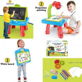 3 in 1 Learn & Interactive Activity Desk Projector Learning Table