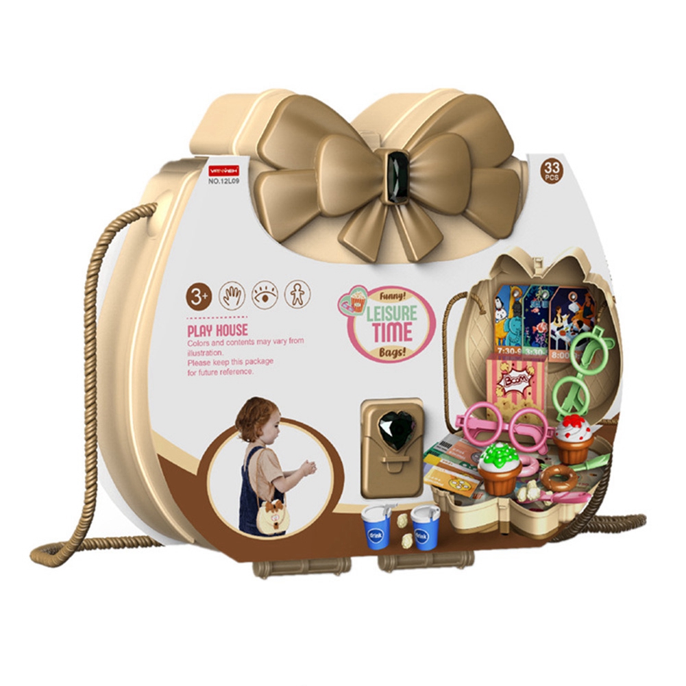 Pretend Toy Leisure Time Shoulder Single Sling Bag Handbag Playset Educational Toys 2