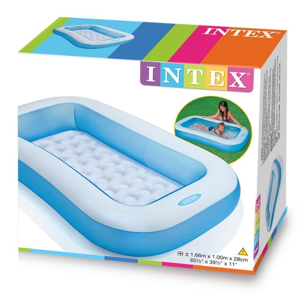 Rectangular Baby Pool with Soft Inflatable Floor – 57403 2