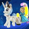 Unicorn Royal Moon Carriage with Elsa