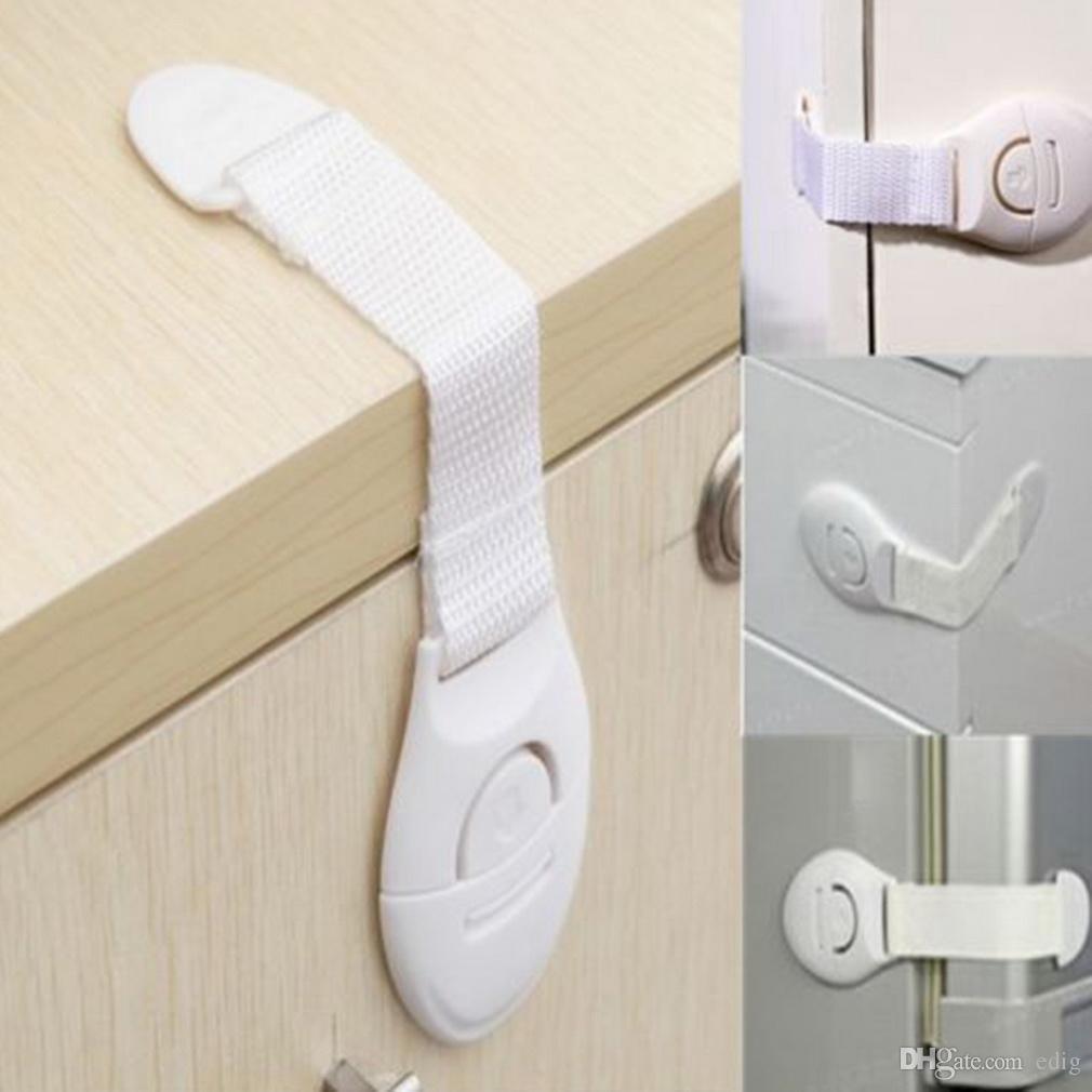 Child Safety Locks For Drawers, Cabinet And Doors, Refrigerators Child Safety Cabinet Baby Door Lock Drawer Locks Cupboard Proof Fridge 2