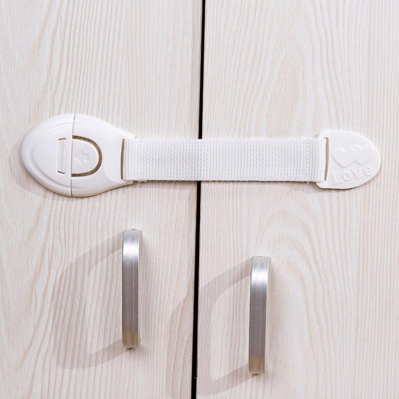 Child Safety Locks For Drawers, Cabinet And Doors, Refrigerators Child Safety Cabinet Baby Door Lock Drawer Locks Cupboard Proof Fridge 4