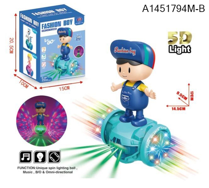 Dance Fashion Boy Skateboard Musical Toy