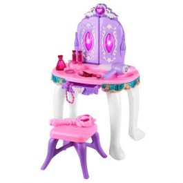 Princess Vanity Remote Control Dressing Table with Stool