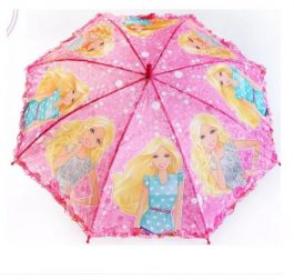 New Beautiful Barbie Character Design Umbrella for Kids