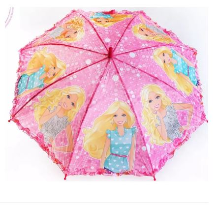 barbie umbrella 1 New Beautiful Barbie Character Design Umbrella for Kids