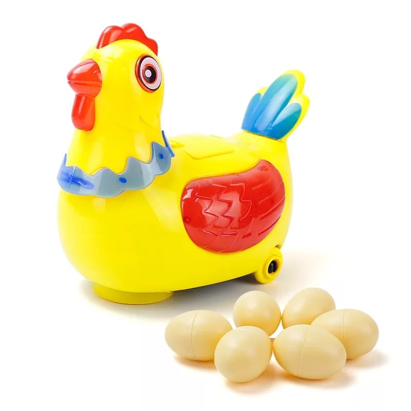 Battery Operated Musical Egg Laying Hen with Light and Sound 2