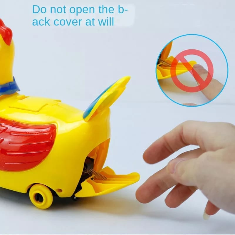 Battery Operated Musical Egg Laying Hen with Light and Sound 5