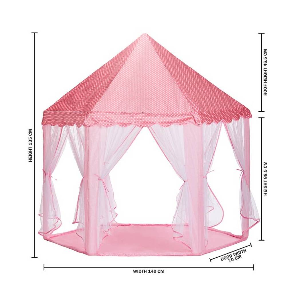 Children’s Indoor And Outdoor Hexagon Fairy Princess Castle Play Tent House 7