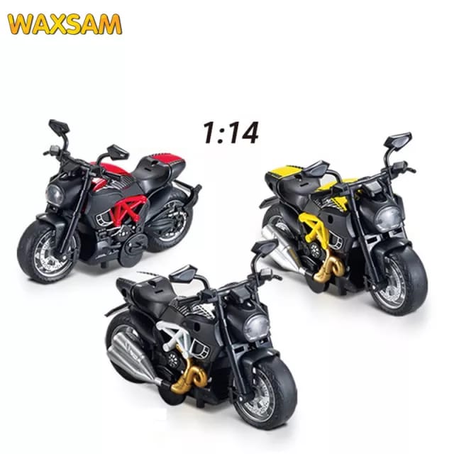 Die-cast Pull Back Motorcycle Bike Model Toy 2