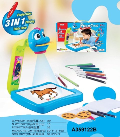 Kids Intelligent Educational Electronic Painting Projector