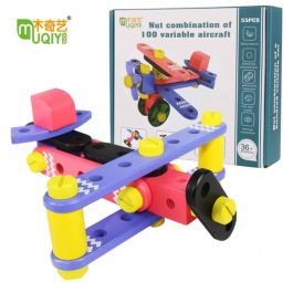 Nut Combination of 100 Variable Aircraft Wooden Construction