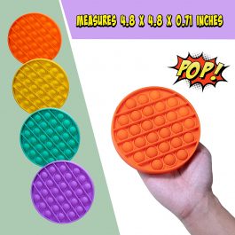 Push Pop It Bubble Stress Relieving Fidget Toy (Round Circle)