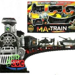 MA Electric Toy Train Military Mission Real Smoke And Sound