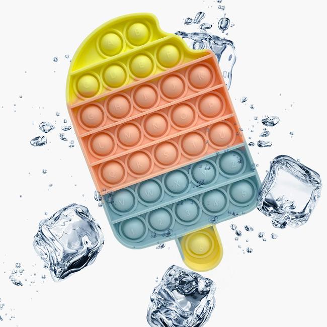 Push Pop It Bubble Fidget - Ice Cream With Stick 3