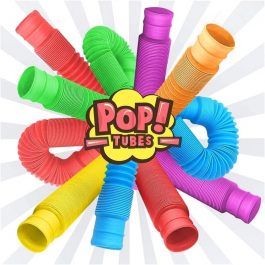 Pop Up Tube Sensory Fidget Colorful Toy For Stress Autism
