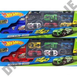 Hot Wheels New Top Truck Slide with Metal Cars Garage Set