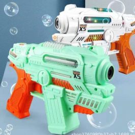 BUBBLE GUN WITH LIGHT AND SUOUD FOR KIDS